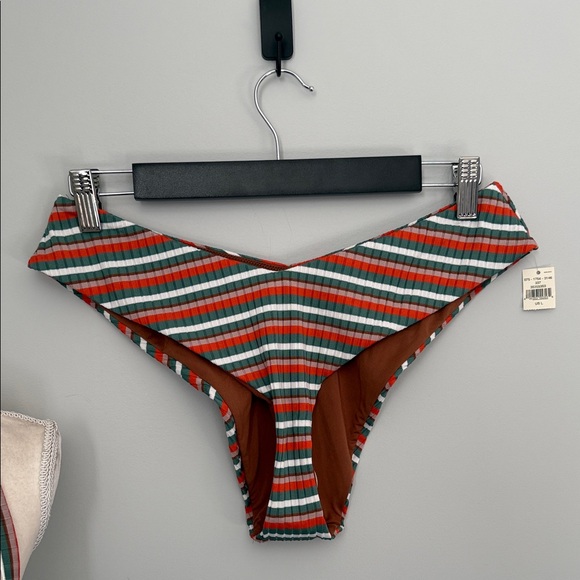 aerie Other - Aerie Multicolor Striped Bikini Bottom
